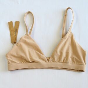 Skims Fits Everybody Triangle Bralette Bra Clay Size XS NWT